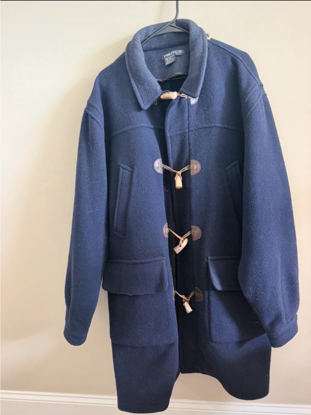 Nautica Women's Dark Navy Toggle Pea Coat